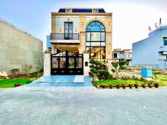 Close to Park Back of 120 Ft Road Semi Furnished 5 Marla Luxury House For Sale