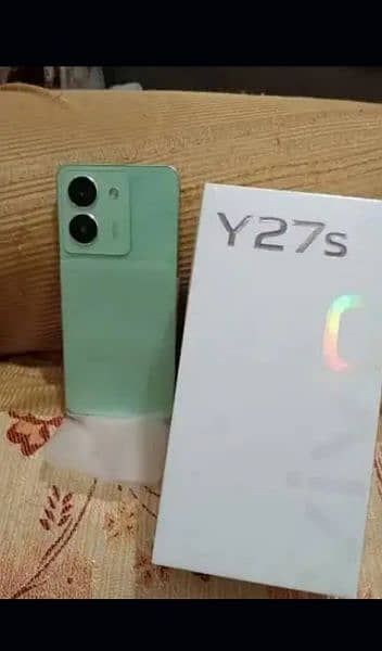 vivo y27s 8+128 with full box 2