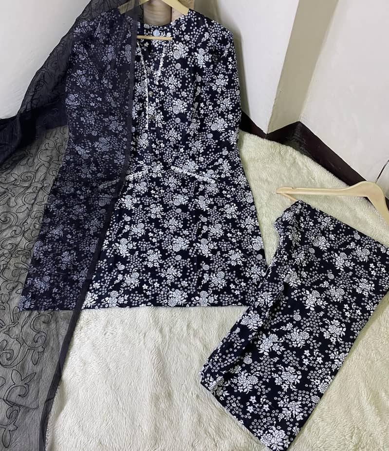 New lawn suit for ladies /stitch collection for ladies/2pc suit 0