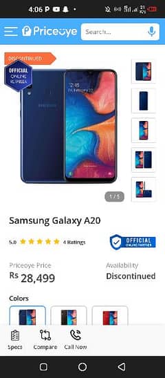 Samsung a20 best phone best condition