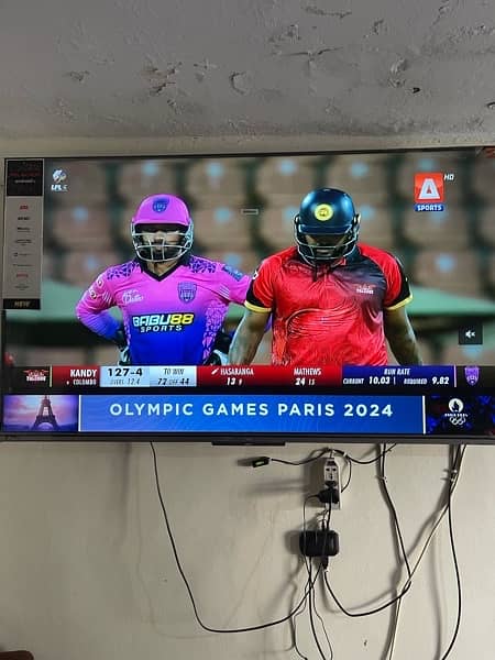 TCL led 4K Ultra Hd for sale conditions 10 by 10 5