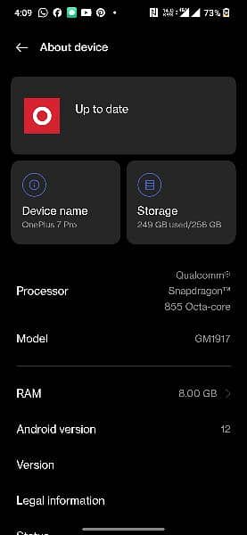 OnePlus 7 pro 8/256 dual sim working 1