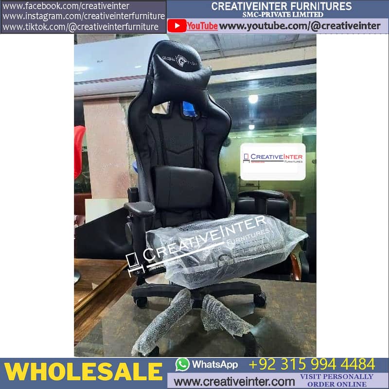 Office Chair Gaming Study Computer Ergonomic Table L Shape Desk 6