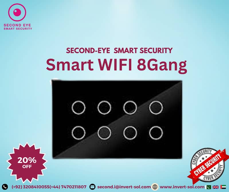 WIFI 8 Gang Switch 0