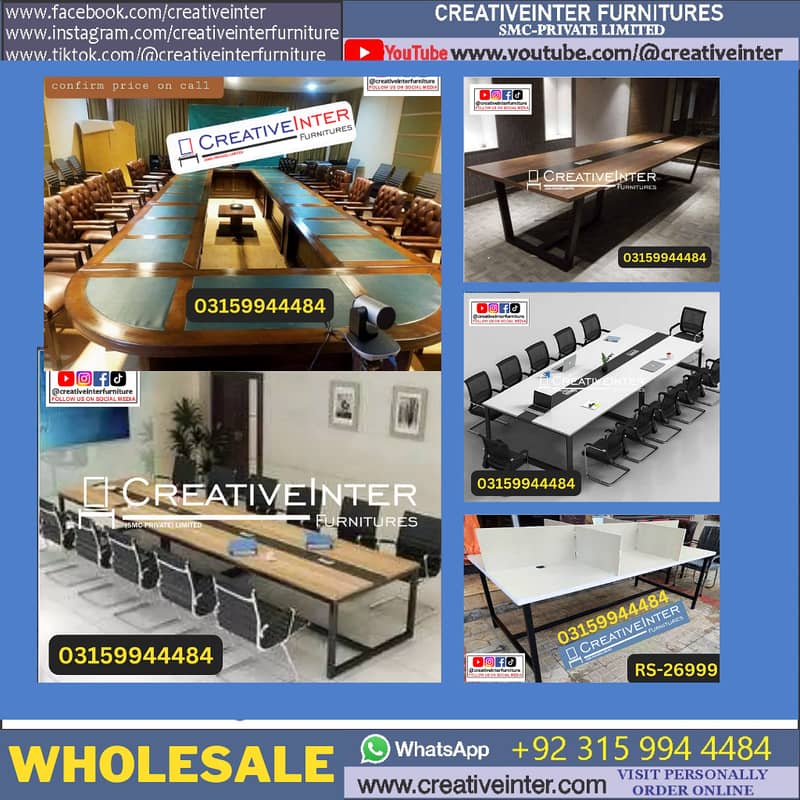 Office Workstation Meeting Conference Table Chair Executive L Shape 1