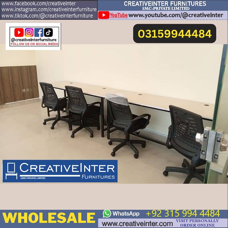 Office Workstation Meeting Conference Table Chair Executive L Shape 4