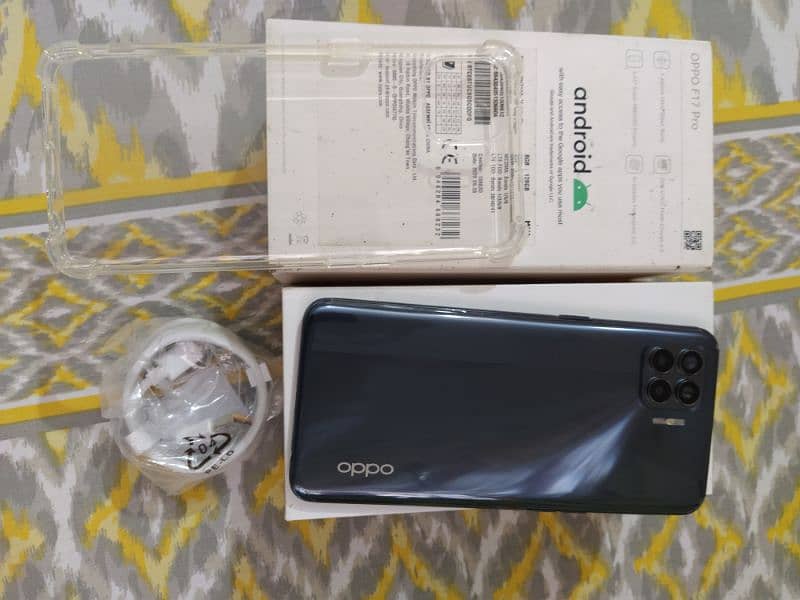 OPPO F17 pro bilkul new fone hai box or charger Sath hai. only sale 3