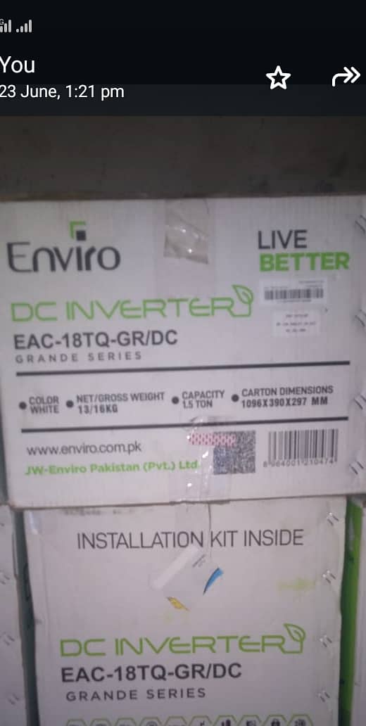 New Enviro AC urgently for sale 0