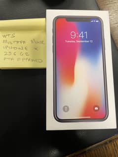 Apple iPhone X 256 GB Space Grey PTA Approved (LIKE NEW)