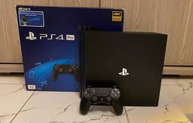 PlayStation 4 pro (PS4) with box in Excellent condition