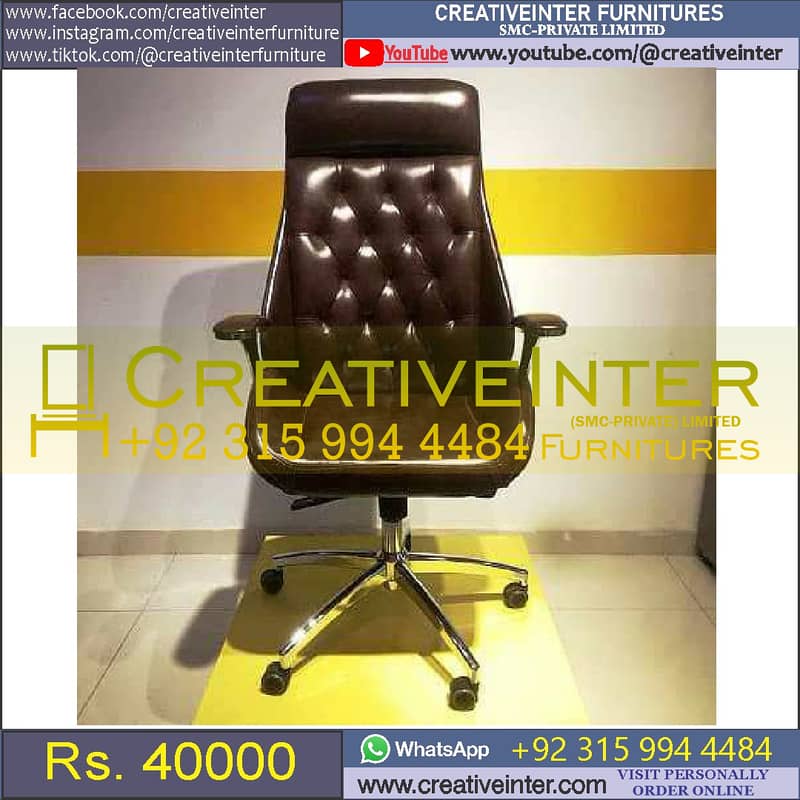 Office Chair Executive Manager Desk Study Table Workstation Meeting 7