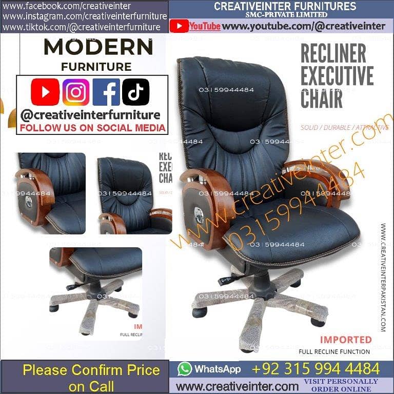 Office Chair Executive Manager Desk Study Table Workstation Meeting 16