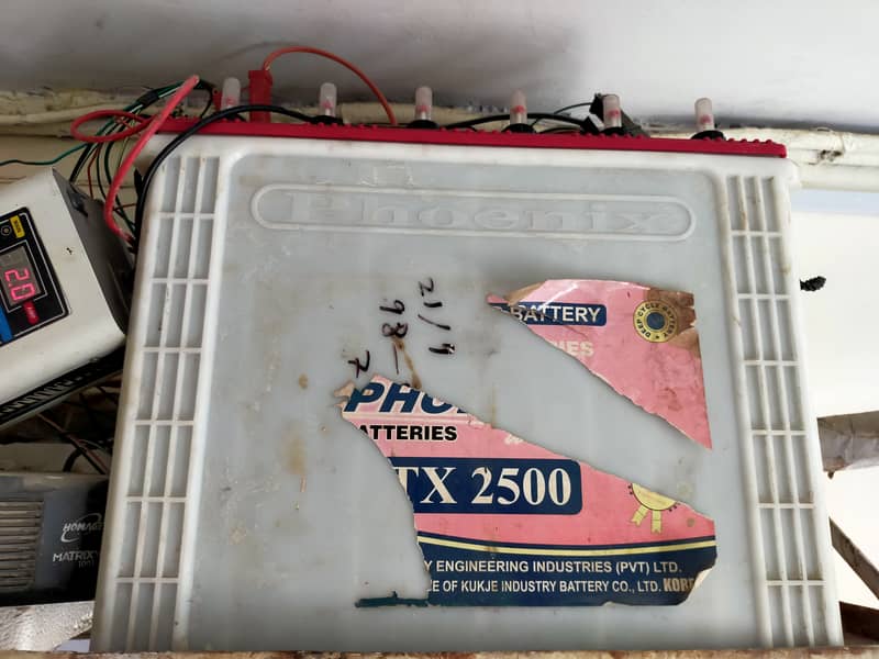 Phoenix TX 2500 230 AMP Tubular Battery 0