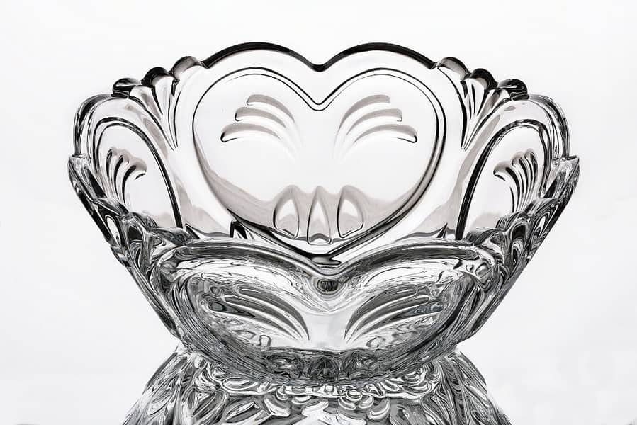 High Quality Glass Large Bowl KOKAB ( Isfahan Glass ) 0