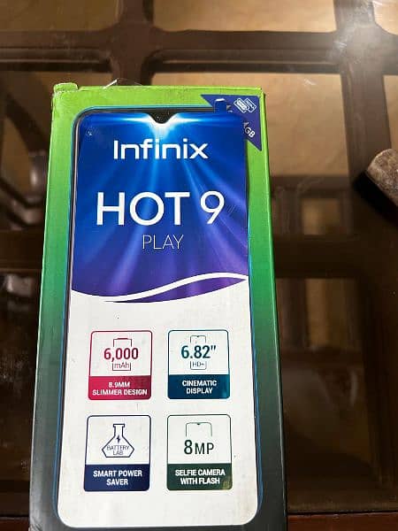 infinix hot 9 play 4gb. 64gb 10