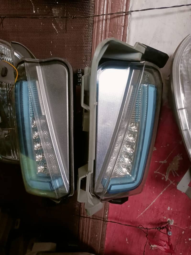 Honda City Bonnet Bumpers Grills Head Lights Side Mirrors 8