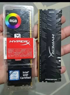 Hyperx predator 16Gb RGB rams 3200MHz