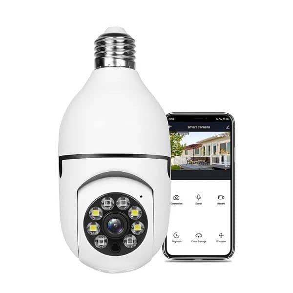Night Vision Camera WiFi bulb with 360° rotation 1