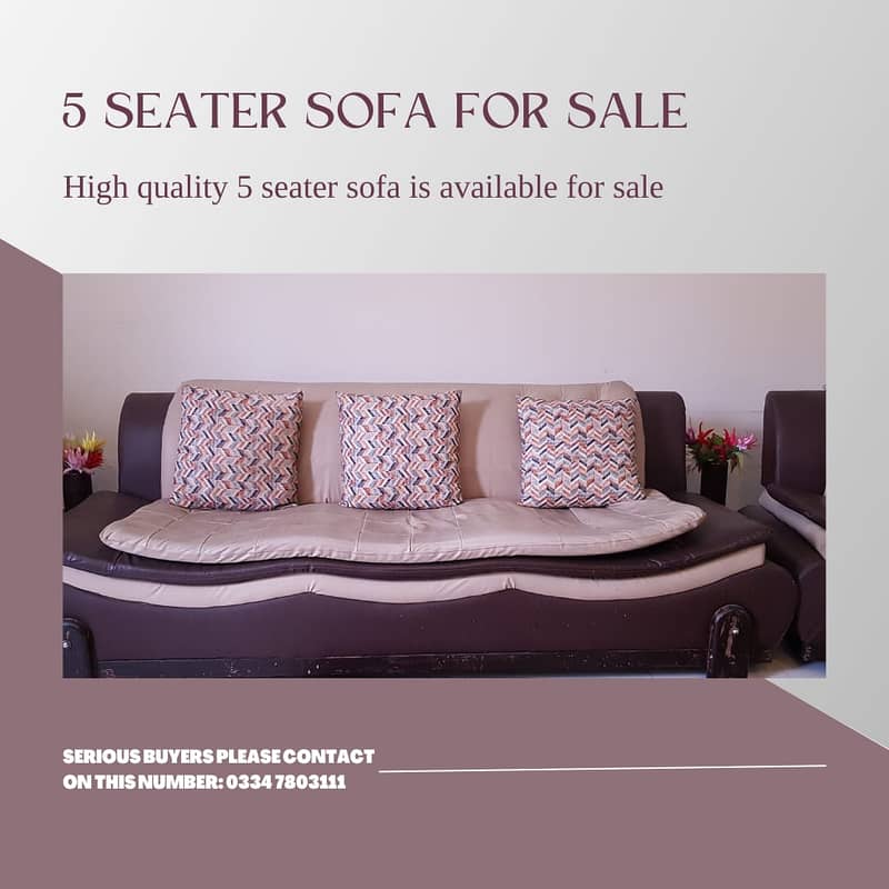 5 Seater Sofa Set for Sale 0