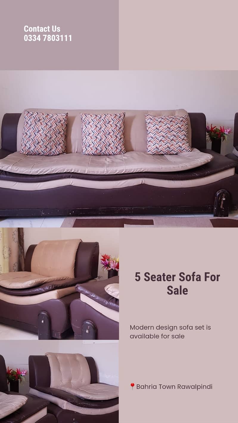 5 Seater Sofa Set for Sale 1