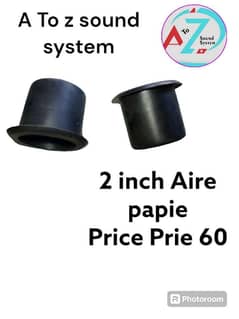 2 inch aire paipe  coluer black  price 60  A TO Z SOUND SYSTEM contac