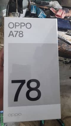Oppo a78 (Brand New) Pin Packed