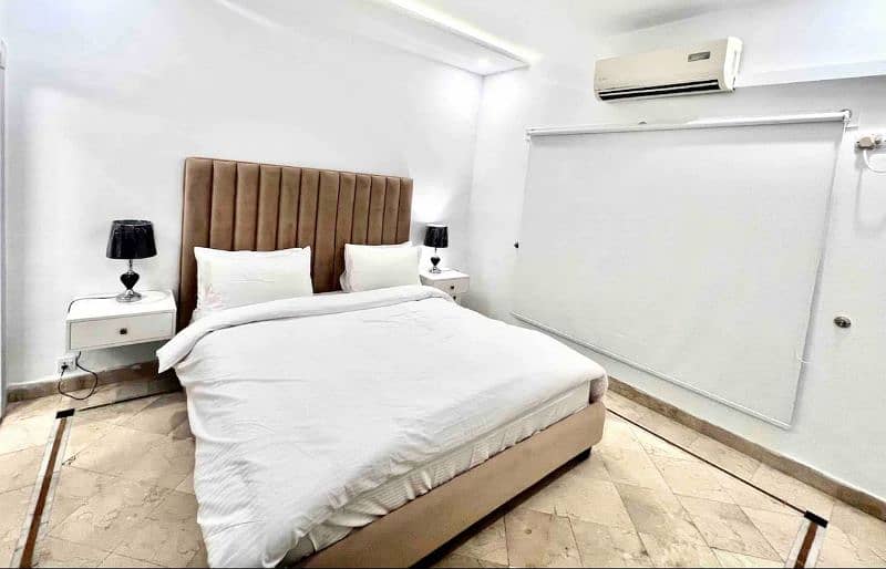1 bed luxury furnished available in F-10 for short stay 9