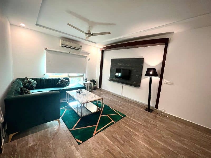 1 bed luxury furnished available in F-10 for short stay 14