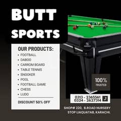 Snooker, Table Tennis, Pool, Football Game, Ping Pong Table