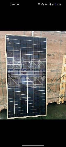 Jinko 585 watts bifaceil  solar panel with documents 2