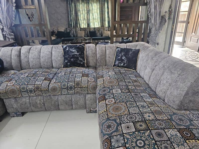 L-shaped sofa! 3
