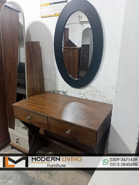 Stylish Console table iron legs with mirror 9