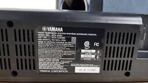 Yamaha Sound Bar Bluetooth ATS-2090 only bar 2