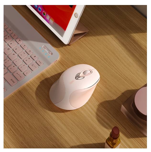 INPHIC Wireless M8 Mouse Light Pink,  2.4G USB Rechargeable. 1