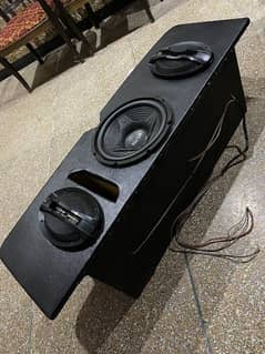 full set basser speaker & amplifier tape & back jali