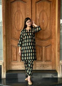 2 Pc Lawn dress