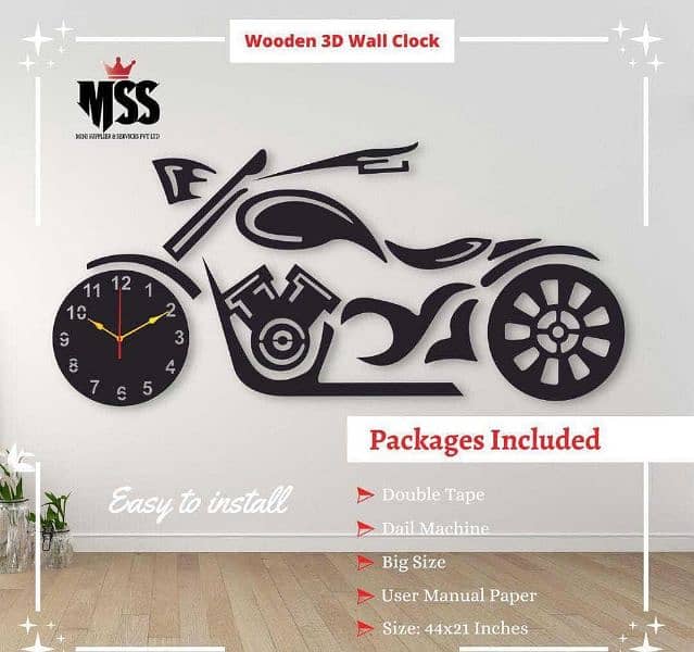 wall hanging clock with calligraphy 4