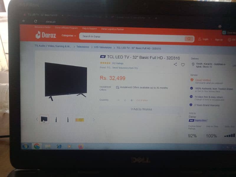 TCL32 Inch LED D310 Model 5