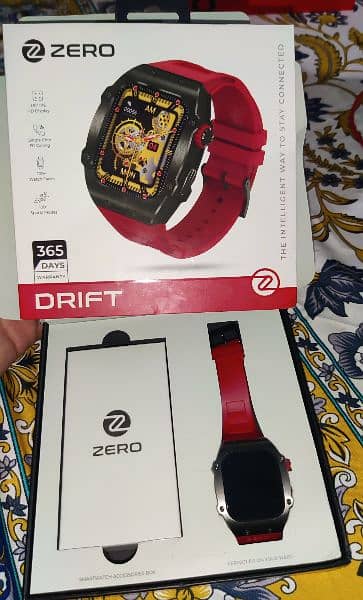 zero Drift curved smartwatch Red 2