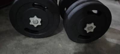 brand new 18 kg adjustable dumbbells