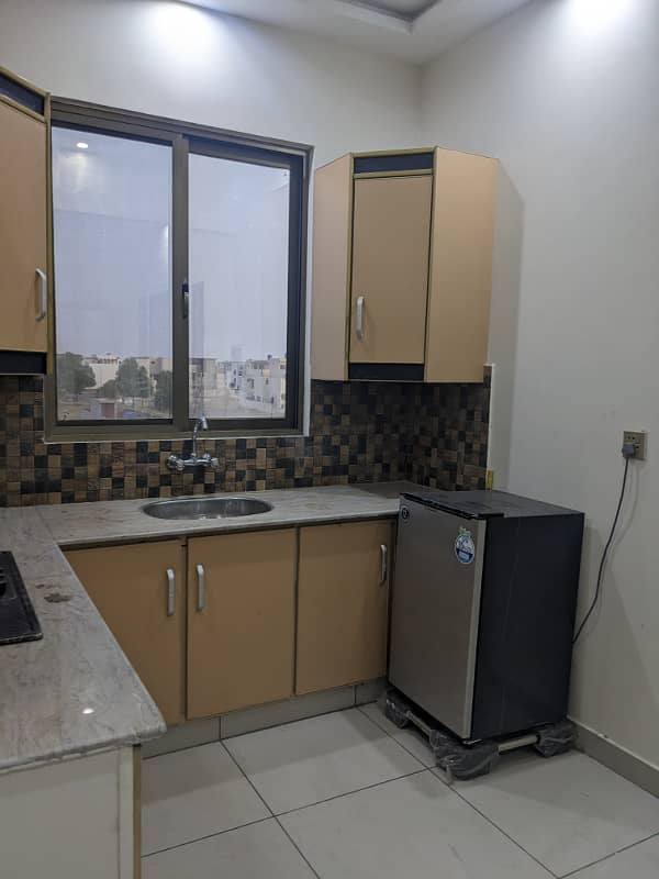 Single bed furnished flat available for rent Citi Housing Gujranwala 3