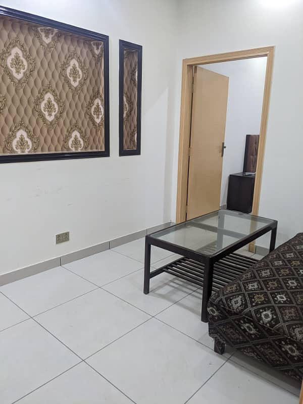 Single bed furnished flat available for rent Citi Housing Gujranwala 6