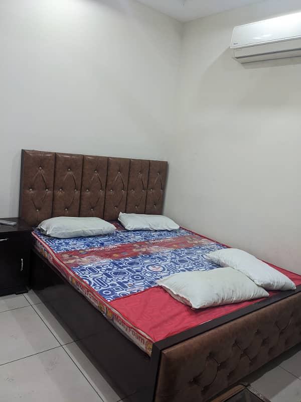 Single bed furnished flat available for rent Citi Housing Gujranwala 7