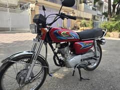United 125 Euro2 Bike Red Color 2024 Model Brand New Condition