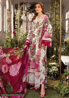 lawn beautiful design nice color unstitched  easy nd comfort