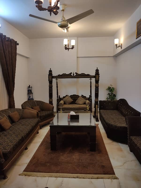 Flat For Sale With Rental 3 Bed D L LA Grande Block F North Nazimabad Karachi 23