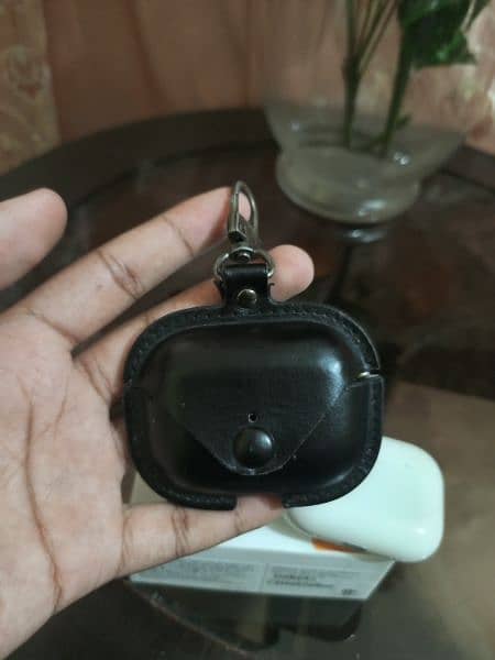 Airpods Pro 2nd Generation with Leather Case 3