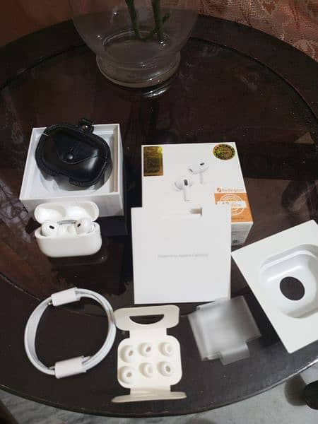 Airpods Pro 2nd Generation with Leather Case 17