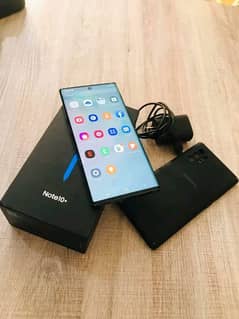 Samsung note 10 plus/12/+256gb PTA approved 0340=3549=361 my WhatsApp