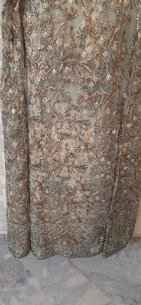 Designer gown || heavy embroidered || like new 3